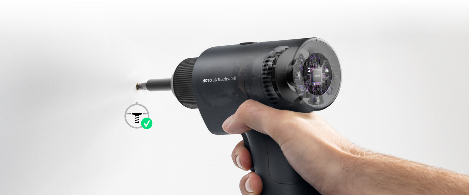 16V Brushless Drill Tool Kit