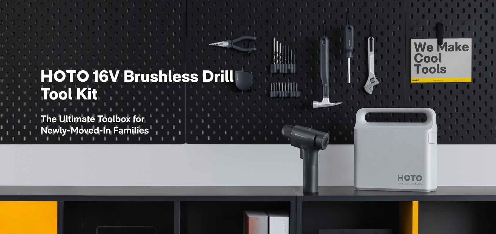 16V Brushless Drill Tool Kit