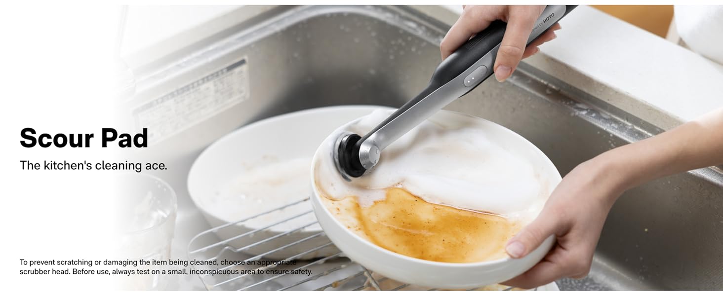 HOTO Wand™ Cordless Spin Scrubber
