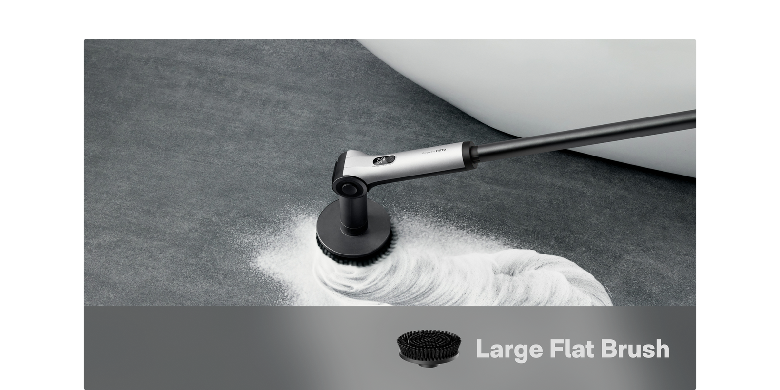 HOTO Flexi™ Cordless Spin Scrubber