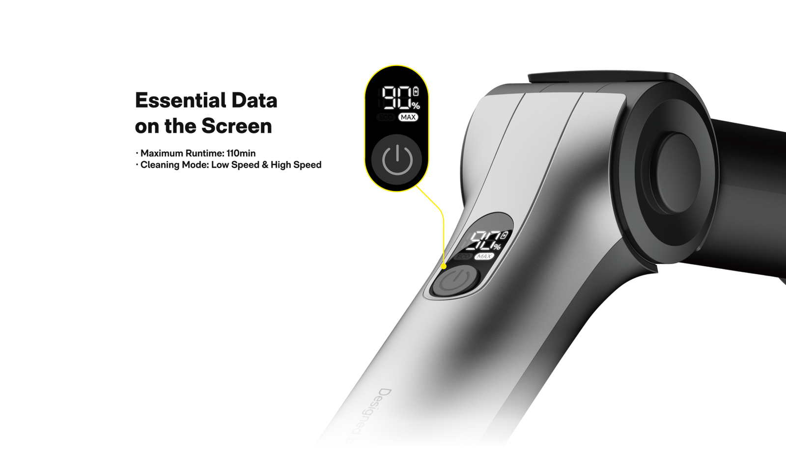 HOTO Flexi™ Cordless Spin Scrubber