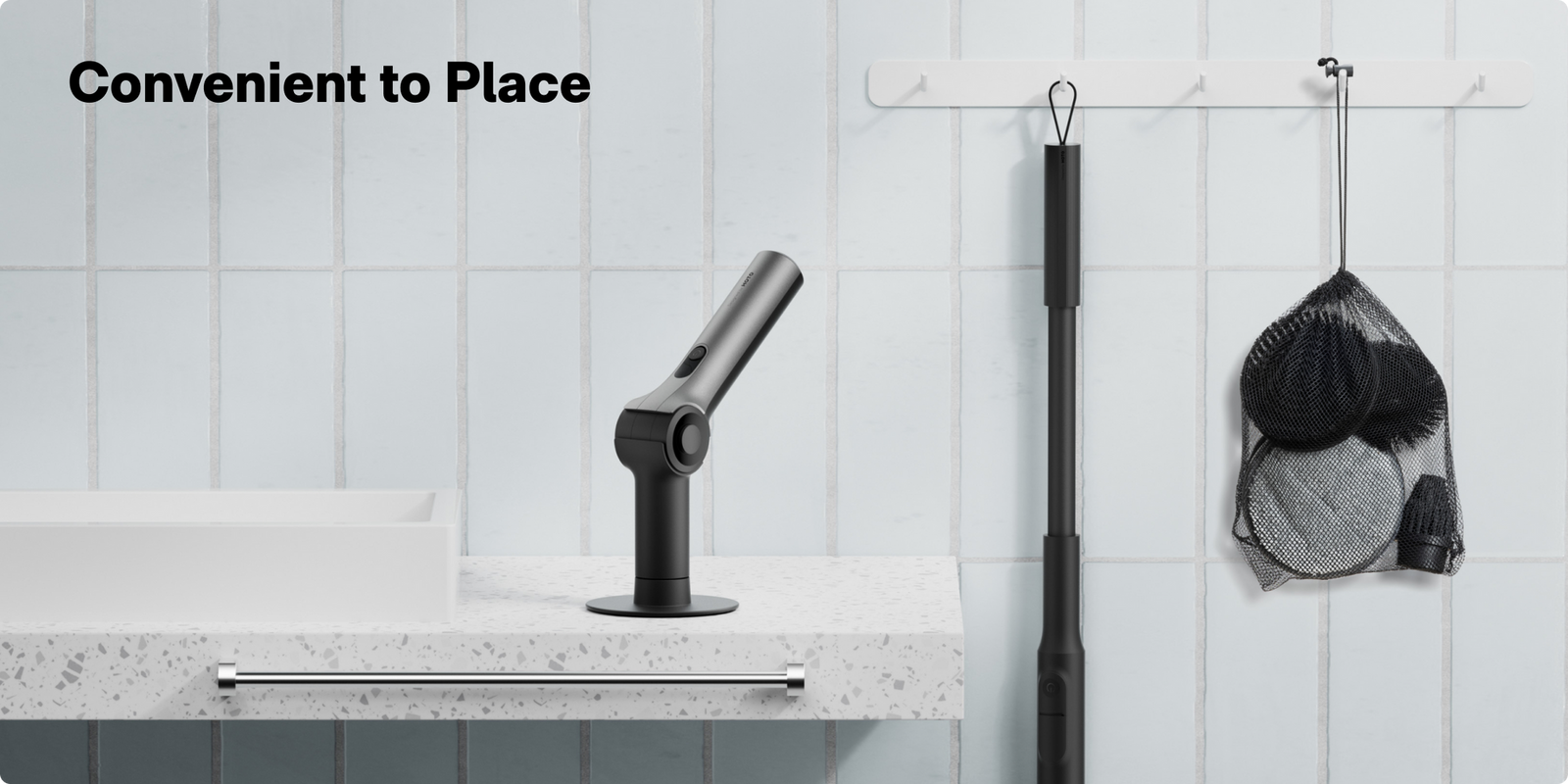 HOTO Flexi™ Cordless Spin Scrubber