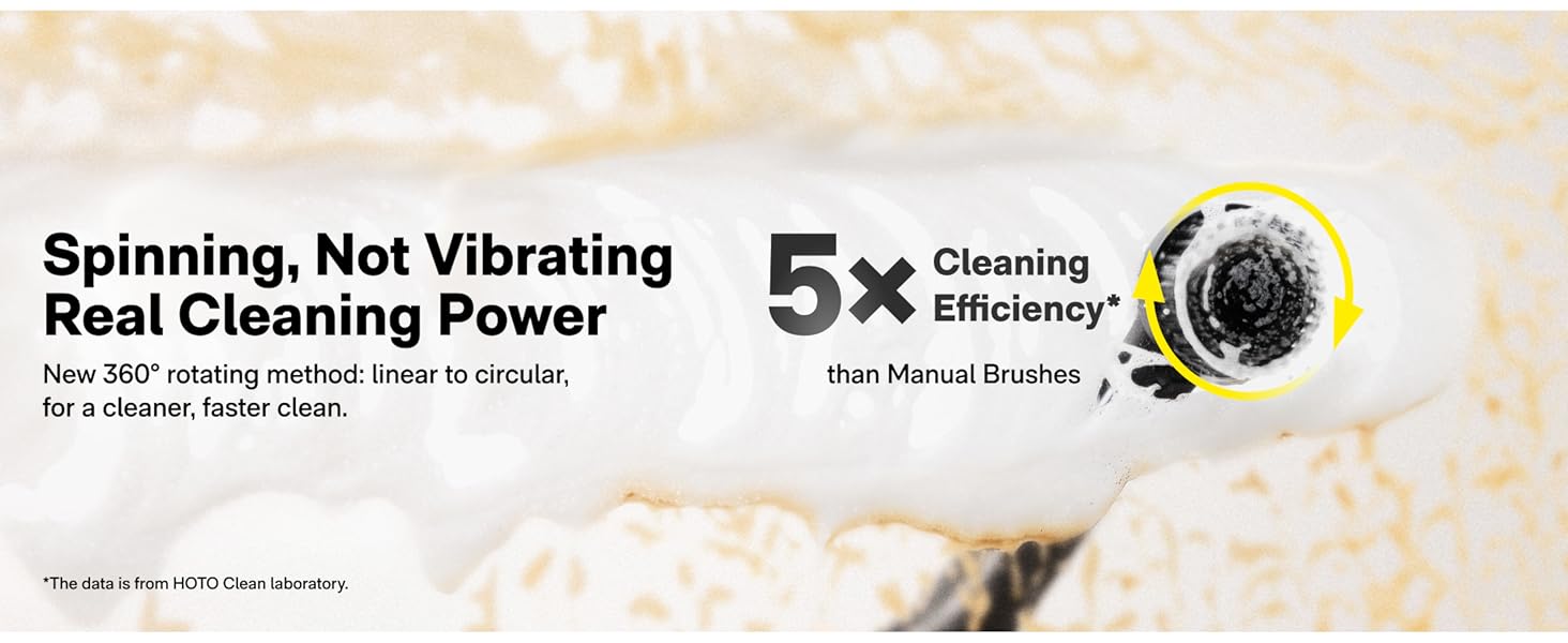 HOTO Wand™ Cordless Spin Scrubber